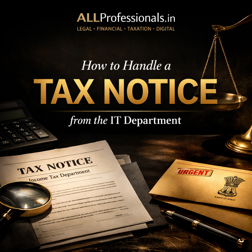 How to Handle a Tax Notice from the IT Department